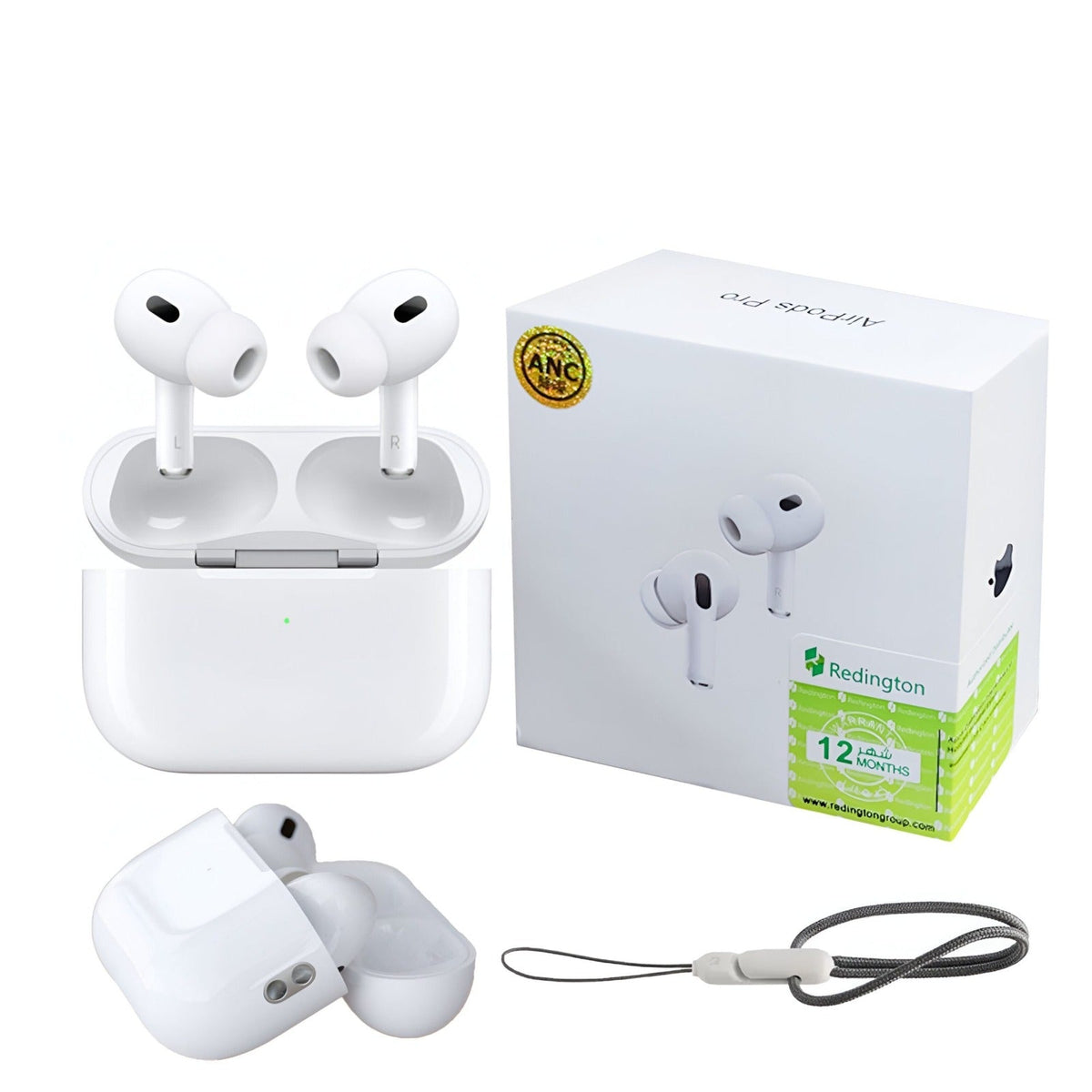 Airpods Pro ANC Edition white wireless earbuds full unboxing set Pakistan