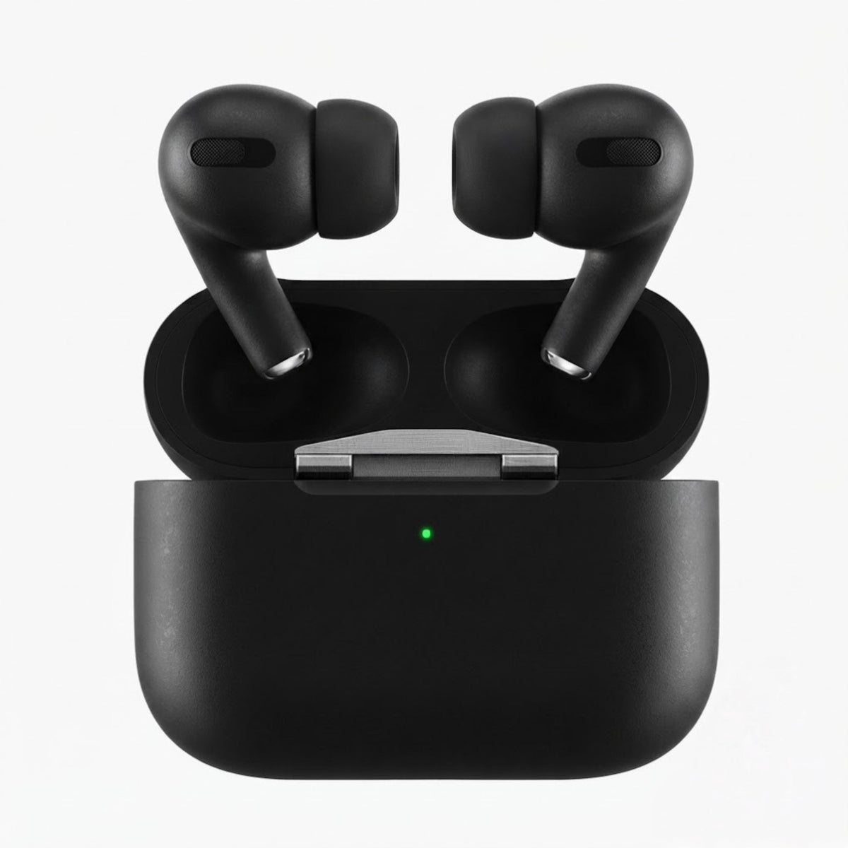 Airpods Pro 2 ANC Edition black wireless earbuds and charging case