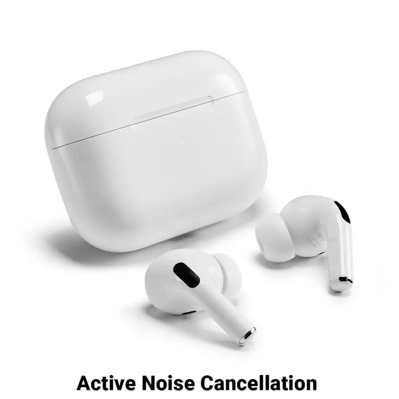 Airpods pro White Edition ANC – Wireless Charging Case